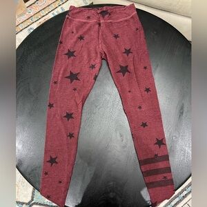 🍷⭐️Sundry⭐️🍷Marsala Stars Yoga Pants Size 1